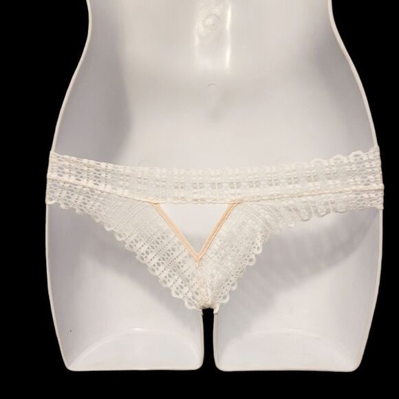 2/$20 Brand New Sexy Pure White Panties underwear Size: Large - Picture 2 of 4